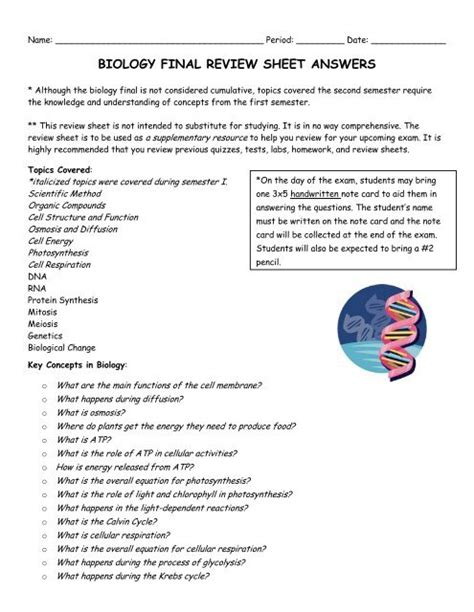 Biology Answers .